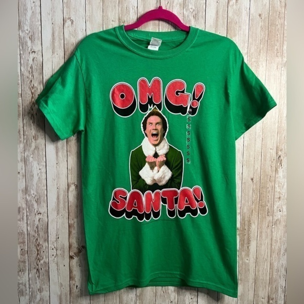 Gildan Brand ‘Elf’ Christmas Graphic T-Shirt